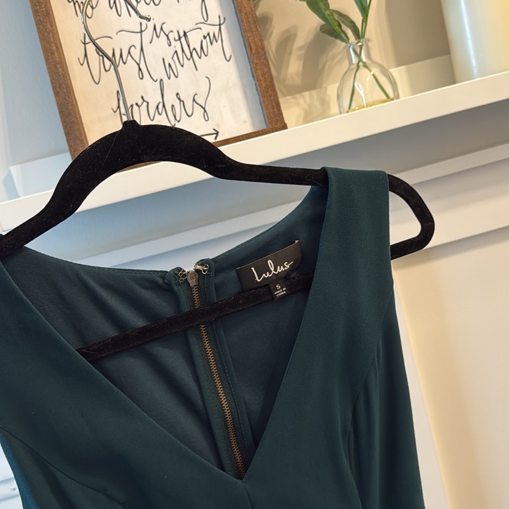 Lulus Teal Cutout Bodycon Mini Dress | Medium - Picture 3 of 3